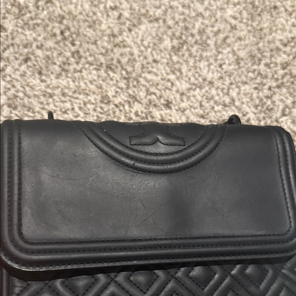 Tory Burch Black Quilted Crossbody Bag - Picture 7 of 7